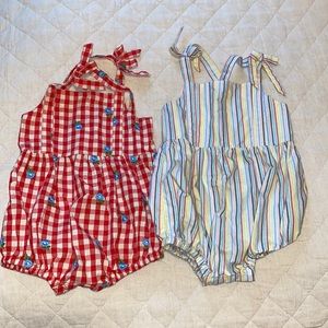 Hannah Andersson rompers 3T